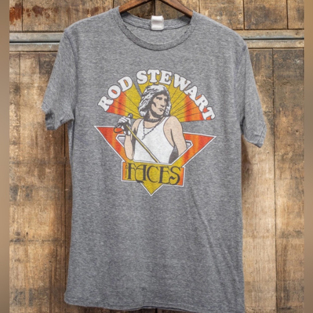 MADEWORN ROD STEWART FACES '9OS FIT
